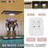NONEMEY Clear Acrylic Display Case, Dustproof Model Showcase Organizer Box with Remote Control Light