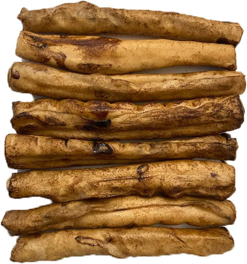 Frankly Chicken Flavor Beef Roll Wrap Chews - Pack of 8, Small Rolls, 5-6 inches Long, 100% U.S.A Made