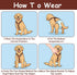 Elegaperma 2Pcs Dog Diaper Suspenders, Adjustable Dog Suspenders Male & Dogs Suspender For Diapers Female, Heart