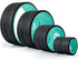 Back Wheel Foam Roller Targeted Back & Neck Relief, Lumbar Spine Stretcher,