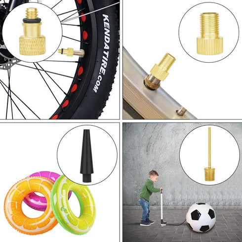 High-Grade Brass Valve Adapter for Bicycle Tire