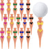 Skylety 15 Pieces Funny Golf Tees for Lady - 76 mm/3 Inch Plastic Pin Up Golf Tees for Women Golf Training Accessories