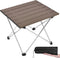 Grope Portable Camping Table with Aluminum Table Top, Folding Beach Table Easy