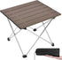 Grope Portable Camping Table with Aluminum Table Top, Folding Beach Table Easy