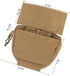 Tactical Vest with Sub Abdominal Pouch, Dump Drop Pouch for Hunting and Airsoft