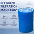 Premium Koi Pond and Aquarium Filter Media Roll, 12 inch by 1 inch Thick for Freshwater or Marine Aquariums