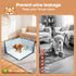 Dog Pee Pad Holder with High Walls, Portable Dog Litter Box for Inside Potty, Splash-Proof No Spill Pee Shield Pad