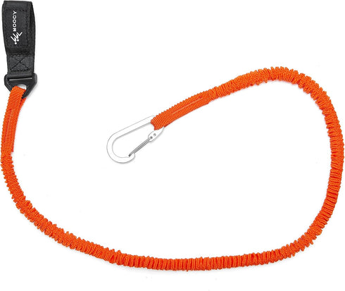 MOOCY Kayak Paddle Tether, Coiled Kayak Fishing Leash with Carabiner for Paddle, Rod SUP Kayaking Accessories