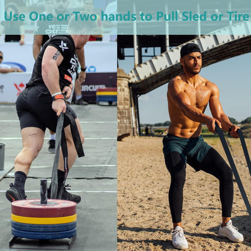 Weighted Training Waist Belt for Pulling Sled and Tires, Sled Trainer Pull Leash for Strength Speed Agility Training