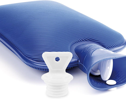 2pcs Healeved Hot Water Bag Stopper Rubber Hot Water Bottle Cap Plastic Hot Water Sack Plug Anti-Leak Hot Water Bottle