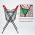 HOMEE Portable Baseball Caddy, Foldable for Over 100 Balls, Extra Large for Batting Pitching Practice