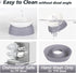 Adjustable Elevated Cat Food Bowls, Anti-Slip and Anti-Noise Raised Cat Dish Protecting Pet’s Spine, Thickened Plastic