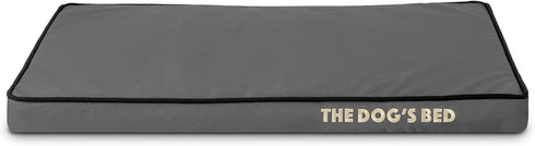 Replacement Outer Cover ONLY for The Dog's Bed, Washable Oxford Fabric, Small 28” x 19” x 2” (Grey)