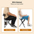 REDCAMP Tripod Hunting Chair for Blinds, Folding Lightweight Portable Fishing Chair for Adults Hunting Stools