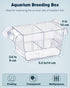 Pawfly Aquarium Fish Breeding Box, Acrylic Hatching Box with 6 Suction Cups for Baby Fish