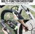 ROCKBROS Bike Shock Pump, High Pressure 300 PSI for Rear Shock & Suspension Fork, Bicycle Tire Pump