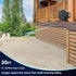 30ft Wall Mount Retractable Dog Tie Out Cable for Small to Large Dogs, Wall Mounted Lead for Yard/Garden