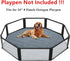 24" 8 Washable Pee Pads for Dogs, Pet Playpen Mat Octagon Panels Puppy Pads for Whelping Potty Housebreaking