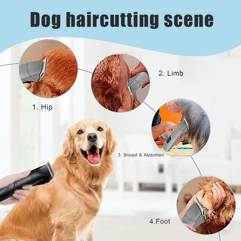 3PCS 10 Blades Dog Grooming Blades - Compatible with Andis, Oster A5, Wahl km10, Size-#10, 1/16-Inch Cut