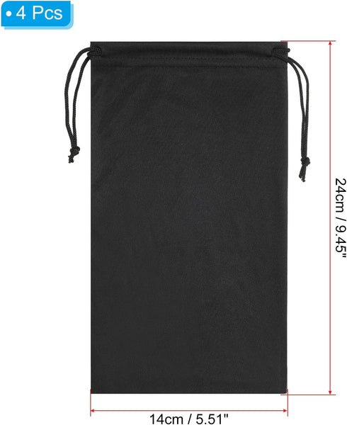 PATIKIL Soft Microfiber Ski Goggle Bag, Protective Storage Case Sleeve with Drawstring for Snow Goggles