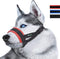 Dog Muzzle for Small, Medium, Large Dogs, Prevent from Biting, Barking and Chewing, Adjustable Loop (M/Red)