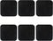 verkelly 6 Pcs Non-Slip Treadmill Mat Pads - 3.93" x 3.93" x 0.19"