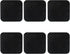 verkelly 6 Pcs Non-Slip Treadmill Mat Pads - 3.93" x 3.93" x 0.19"