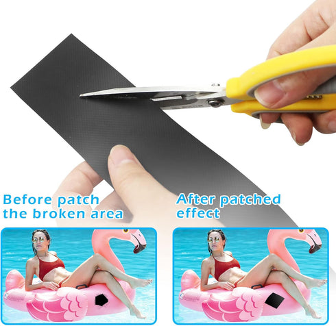 GEUNTECH PVC Kayak Patches, Inflatable Repair Patches for Raft, Boat, Canoe, Kayak