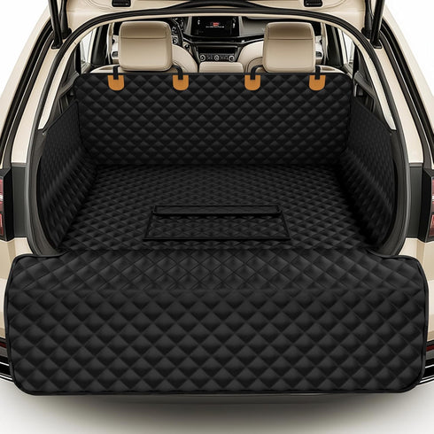 Waterproof SUV Cargo Liner for Dogs - Pu Leather Pet Car Seat