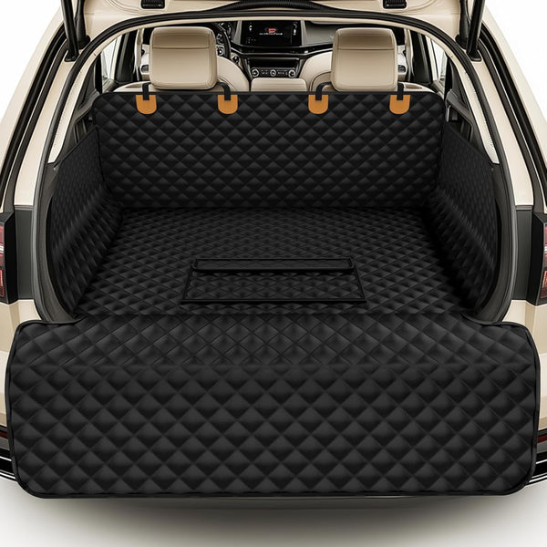 Waterproof SUV Cargo Liner for Dogs - Pu Leather Pet Car Seat