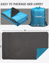 Outdoor Waterproof Camping Blanket, Hooded Fleece Windproof Blanket for Cold Weather Events