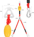 Self Centering Tow Harness for Watersports with Float Ball, Heavy Duty Boat Tow Harness