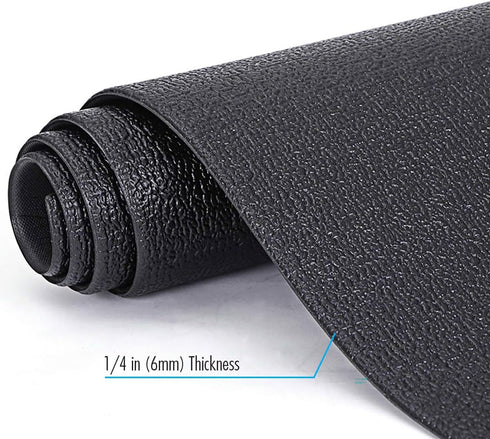 Xterra Floor Mat — Heavy Duty, Thick 6mm PVC, Nonslip, Textured Fitness Equipment Floor Protector for Treadmill or Bike by XTERRA