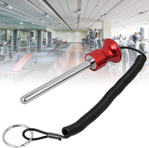 Magnetic Weight Pin, 5.5inch with Pull Rope for Strength Training Fitness Equipment Accessories for Weight Stack