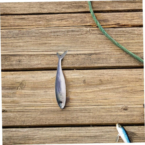 3D Toddmomy Bionic Soft Fishing Lures Pair Sinking Artificial Tuna Swimbaits for Saltwater and Freshwater Pike Fishing