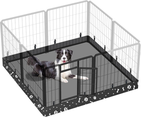 Dog Playpen Square Bottom Pad Fits for 48 Inch 8 Panels Metal