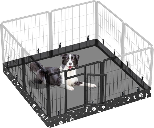 Dog Playpen Square Bottom Pad Fits for 48 Inch 8 Panels Metal