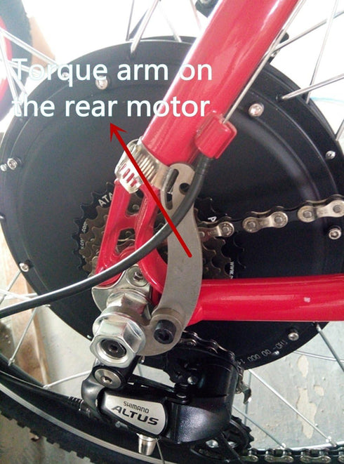 NBPOWER Torque Arm - Universal for E-Bike Bicycle, M14 for E-Bike Conversion Kit, Front or Rear
