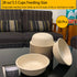 JETKONG 28 oz/3.5 cup Disposable Dog Bowls 50pk, 100% Compostable Paper Feeding Bowls for Dry and Wet Food
