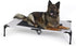 K&H Pet Products Dog Cots Beds for Large Dogs - Elevated Outdoor Dog Cot Bed, Washable, X-Large, Taupe/Black Mesh