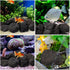 INOOMP Aquarium Lava Rocks, 1 Set of Black Volcanic Rocks, Natural Lava Pebbles for Planter, Fireplaces, Fire Pits,