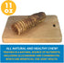 6" Trachea for Dogs - 10 Pack, 100% Natural Beef