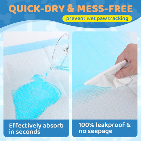 UGODAR 60-Pack 34"x28" Extra Large Dog Pee Pads Super Absorbent Leak-Proof Quick-Dry Puppy Pads Potty Training Pads