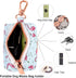 ARING PET Dog Waste Bag Dispenser, Cotton Doggy Poop Bags Holders Attach to Any Leashes, Portable Washable Plaid Pet
