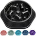UPSKY Slow Feeder Dog Puzzle Bowl, Interactive Non-Slide Lick Treat Bowl for Small Medium Dogs, Black