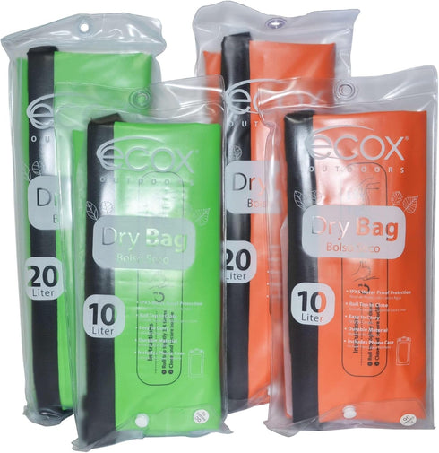Outdoors Waterproof Dry Bag for Activities, High Grade 500D PVC Construction, Includes Waterproof Phone Case