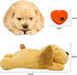 Dog Heartbeat Toy (Dog Yellow, Medium) - Plush Pet Calming Toy with Simulated Heartbeat and Heat for Anxiety Relief, Behavioral Training Aid for Puppy Dog Cat