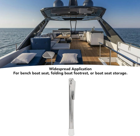 90 13in 8423SL13) Yosoo Stainless Steel Seat Support Swing Leg, Boat Yacht RV Accessory, Degree Adjustable, Long, Anti