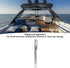 90 13in 8423SL13) Yosoo Stainless Steel Seat Support Swing Leg, Boat Yacht RV Accessory, Degree Adjustable, Long, Anti