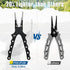 Piscifun Fishing Pliers - Saltwater Fishing Pliers with Split Ring, Fish Hook Remover, Fishing Gear Gifts